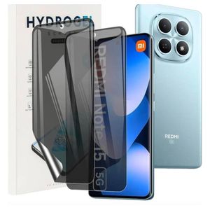 Xiaomi Lot de 2 Antichoc Anti-espion Redmi Note 15 / 15 pro-Fumé 