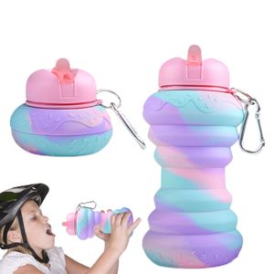 Mode Gourde pliable en silicone multicolores 