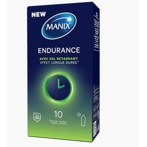 Manix  Endurance-"Préservatif effet longue durée avec gel retardant."