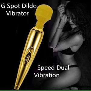 GALUIN Vibromasseur à 7 Vitesses Sex Toys Pour Femme, Jouet Sexuel, Gode De Point G, Charge USB, Bâton AV, étanche, Masseur Sexuel Pour Le Vagin Et Le Clitoris