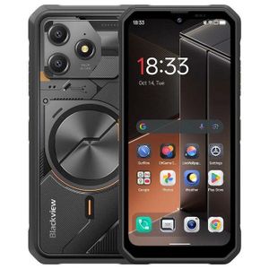 Blackview  FORT 100 – Smartphone de niveau militaire 4G - Ecran 6,56" - 6+128 Go, 5000 mAh, Caméra arrière 16MP - Design Mecha