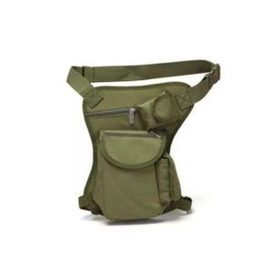 AGREABLE SAC JAMBIERE DE MOTO CUISSIERE JAMBE ,SAC A BANDOULIERE EN TOILE POUR HOMMES