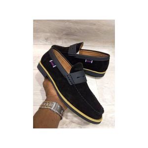 Geogra Baladeuse Homme En cuir NOIR