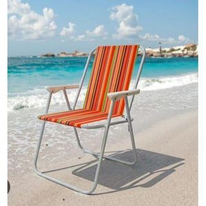 CHAISE DE CAMPING MULTICOLORE
