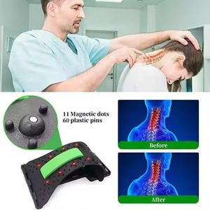 Dispositif d’étirement du dos à plusieurs niveaux avec effet massant