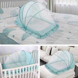 Moustiquaire pliable pour bébé, sûre et facile à utiliser, assure le sommeil de votre bébé en toute sécurité - Vert