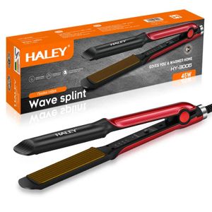 HALEY Fer à lisser et onduler professionnel HALEY- HY-3006 – Plaques Wave Splint 45W