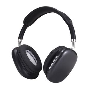 No Band Casque Bluetooth sans fil P9, Casque stéréo Over Ear, Écouteur Sport Bluetooth, Casque sans fil Audio Hi-Res, Noir