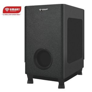 Smart Barre De Son Modèle Bois Élégant STHA-1004W (4.1ch - 400W) - USB / Bluetooth / Entrée AUX / HDMI (ARC) / Optique, Avec Télécommande- Noir