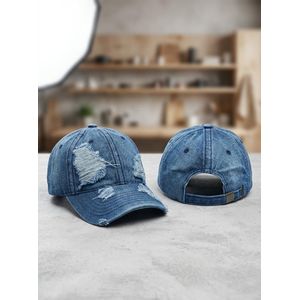 Casquette Streetwear Tendance jeans bleu