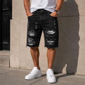Short en Jean Dechiré Denim Style - Noir