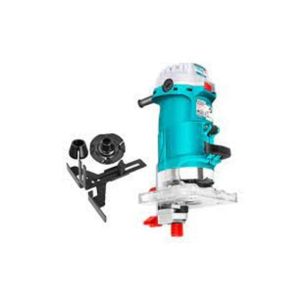 TOTAL Défonceuse Affleureuse Électrique 500W Pour Bois, PVC et Alucobond