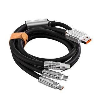 Câble De Charge Rapide De Type C, Micro USB, Compatible IPhone, Samsung, Huawei, Xiaomi, Chargeur De Téléphone, 120 W, 6A, 3 En 1