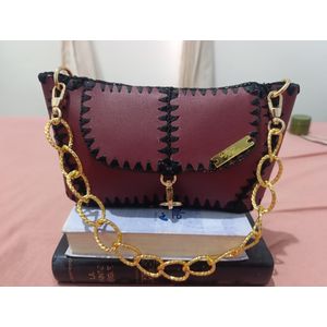 SAC à Main Élégant Bordeaux Pour Femme.