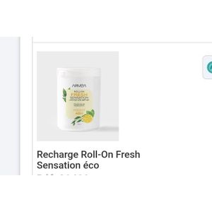 ARVEA Recharge Roll On fresh sensation Blanc