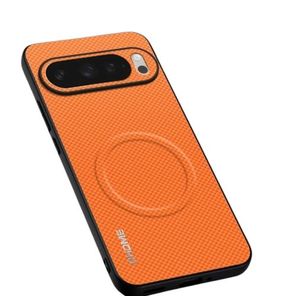 Coque Premium pour Google Pixel 10 / Google Pixel 10 Pro (Orange), Design luxueux et Magnetique Compatible pour vos supports de voitures 