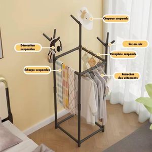 porte-vêtements vertical multifonction - L’Équilibre Parfait entre Design et Fonctionnalité