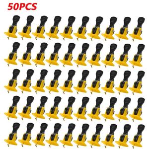 50pcs Système professionnel de nivellement de carrelage avec outil de positionnement à pression