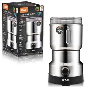 RAF Nouveau Moulin Electrique Pour Grains / épices - 4 Lames - 300W - 300ml