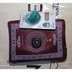 Gm Tapis De Prière - Portatif Pour Poche + chapelet électronique