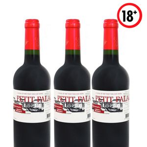 Petit Palace Lot De 3 Bouteilles De Vin Rouge Pétit Palace - 75cl  - 12% Alc - Rouge