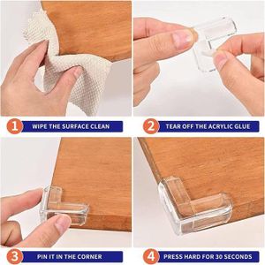 Protecteurs d'angle, 8 Pièces Protection Coin de Table Bébé