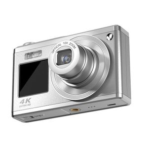 Caméra numérique 4K HD avec zoom optique, 60MP, écran double pour selfies