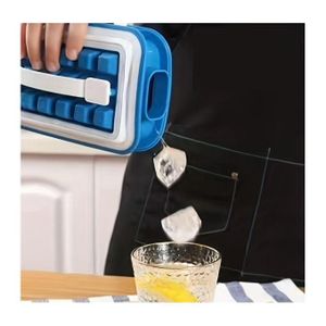 Bac à Glaçons En Silicone 18 Grilles Réutilisable Accessoires De Bar De Cuisine, Gadgets