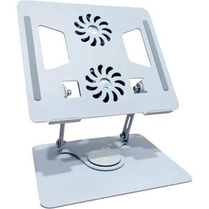 Support Pour D'ordinateur Portable V4.0 Avec 2 Ventilateurs De Refroidissement - Blanc OU NOIR