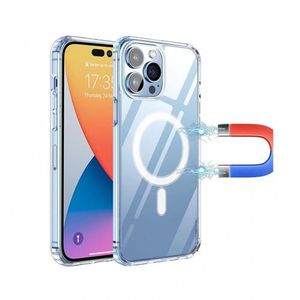 Coques Transparentes Magsafe Compatible Iphone 14 Pro Max + 1 Antichoc 5D
