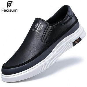 Chaussures décontractées tendance pour hommes Fecisum 2025, baskets de course - Noir
