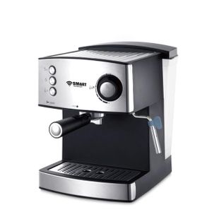 Smart Machine à café Expresso STPE-8520W - 15 Bars, 1.6L, 850W - Noir