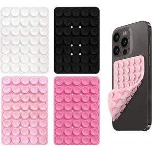 Giantree Lot de 2 supports adhésifs à ventouse en silicone pour coque de téléphone, support mains libres antidérapant pour accessoires mobiles