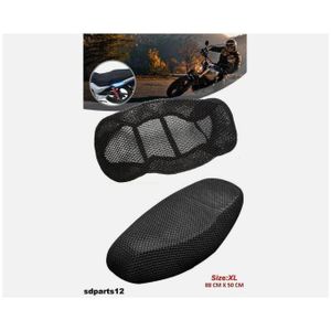 QUALITE AAS Housse De Siège Selle Respirante en Maille Antidérapant pour Moto Scoote