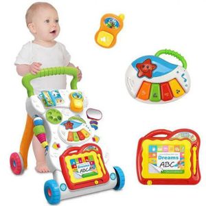 Trotteur musical évolutif et Aide à La Marche pour enfants 6 mois+