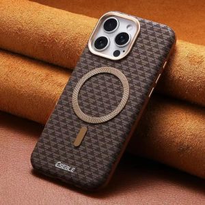 Coque iphone 13 pro marron ble 
