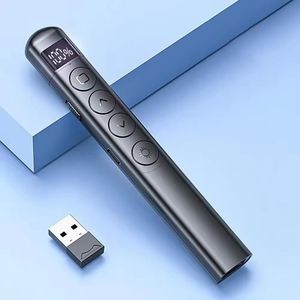 Stylo de démonstration de numérisation de mots sans fil, stylo laser à fréquence radio 2,4GHz, pointe télécommande PowerPoint, stylo indicateur