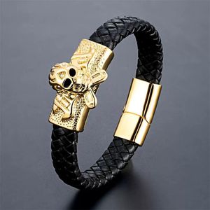 Bracelet en similicuir - Noir