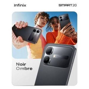 Infinix SMART 20 -4G - ROM 64GO - 4GO RAM - 5200mAh - 120Hz - NOIR