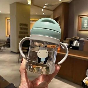 Gobelet Paille pour Enfants 250ML, Bouteille Paille, Bouteille d'Eau