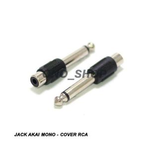 2 Fiches Des Connexions Rca Ou Jack Pour Le Son Rca Femelle Et Jack Mâle Mono BG