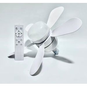 Lampe LED E27 avec Mini Ventilateur – Télécommande
