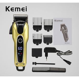 Kemei tondeuse cheveux rechargeable, tondeuse  professionnelle, écran LCD tondeuse, kit coiffure complet, coupe barbe précise, tondeuse sans fil Côte d'Ivoire, tondeuse barbe homme, grooming professionnel Jumia, appareil coupe cheveux, tondeuse lames inox