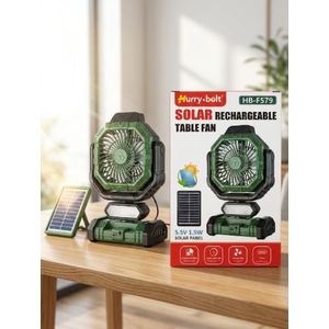 Mini Ventilateur Portable Solaire Rechargeable