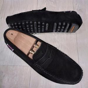 Baladeuse Tendance pour Homme - Revêtement style cuir résistant - NOIR -  Confort & Style