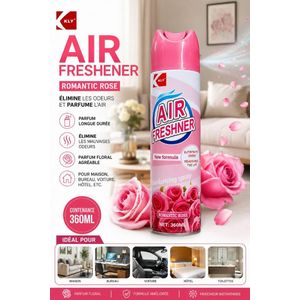 3 différetes couleurs Spray Désodorisant  360ml