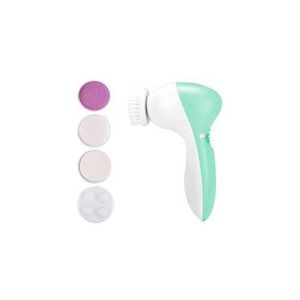 Brosse Electrique Pour Soins De Visage 5 En 1 - Blanc/vert