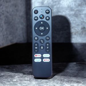 Télécommande Smart TV – Accès Direct Streaming & Commande Vocale