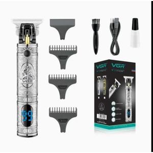 Tondeuse à cheveux professionnelle VGR V-228 avec affichage LED, autonomie : 180 min, pour hommes