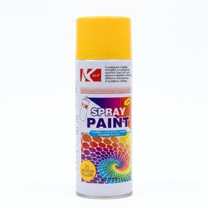 Spray Peinture Jaune Brillant Haute Résistance – Séchage Rapide – Multi Surfaces – Finition Professionnelle Premium